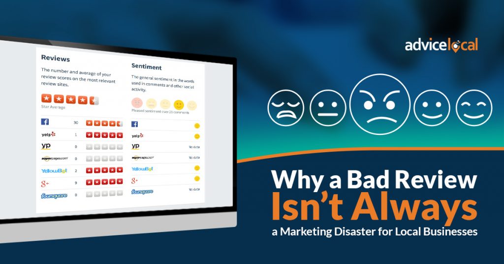 Why A Bad Review Isn’t Always A Marketing Disaster | Advice Local