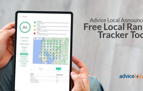 Advice Local Announces Free Local Rank Tracker Tool.