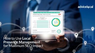 Local presence management for SEO.