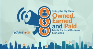 Understanding how to use owned, earned and paid media to create a local marketing strategy.