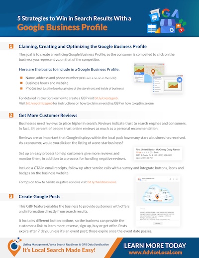 5 Google Business Profile Tips.