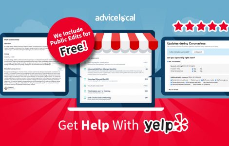 Get Help With Yelp – We Include Public Edits for Free | Advice Local